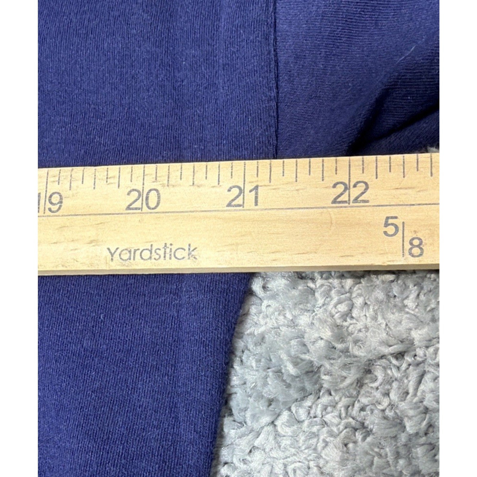 VTG Windsor Shirt Company Mens Blue Interlocking Cotton Turtleneck Long Sleeve L