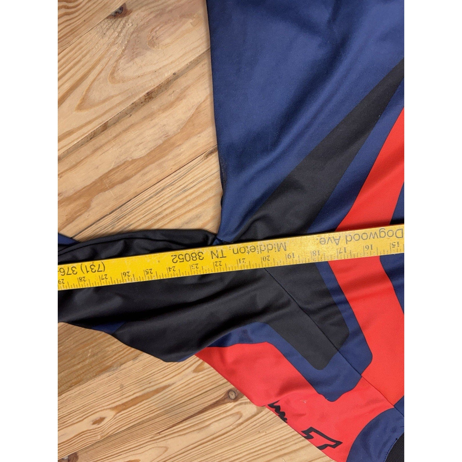 Vintage Y2K Fox Motocross Jersey Blue and Orange Men’s Size Large worn