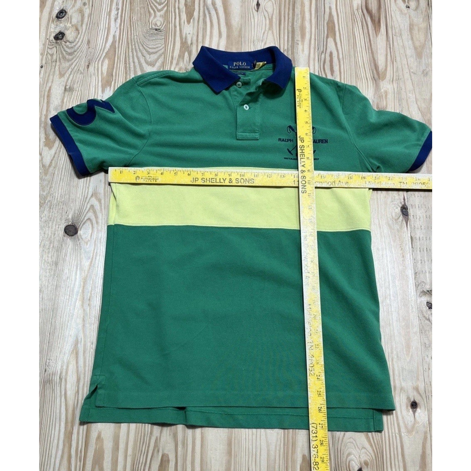 Polo Ralph Lauren Club Mens M Classic Fit Short Sleeve Pony Equestrian Shirt