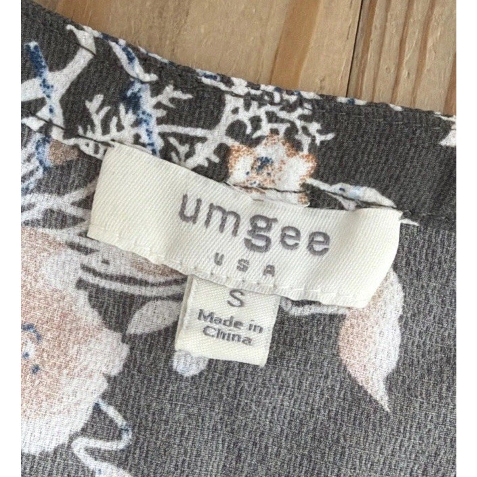 Umgee Dress Womens Small Tent Oversized Shift Boho Floral