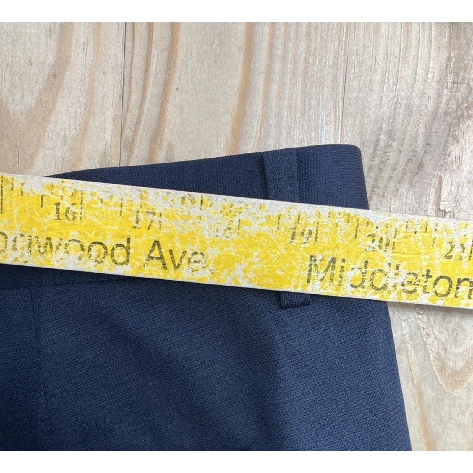 X Suit 5.0 Dress Pants Navy Blue Tailored Fit Straight Leg Sz 42x28 NWT