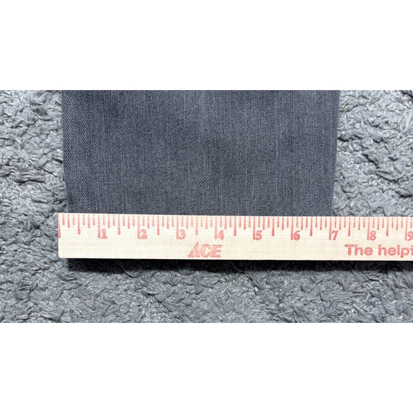 Levi’s Demi Curve Jeans Womens 16/33 Gray Mid Rise Slim Straight Stretch Denim