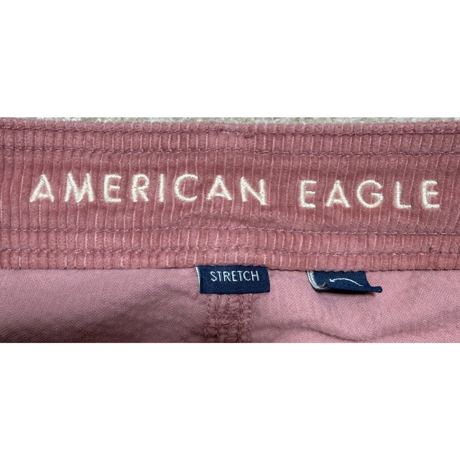 American Eagle Pants Women 0 Short Corduroy Baggy Wide Leg Super High Rise Cargo