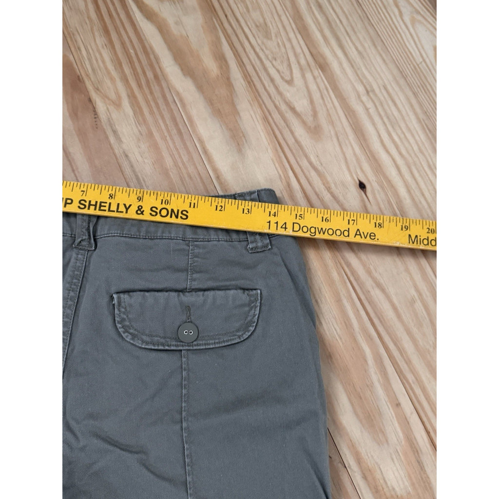 Apt.9 Women’s Khaki Green Cropped Capri Pants Stretch Size 4
