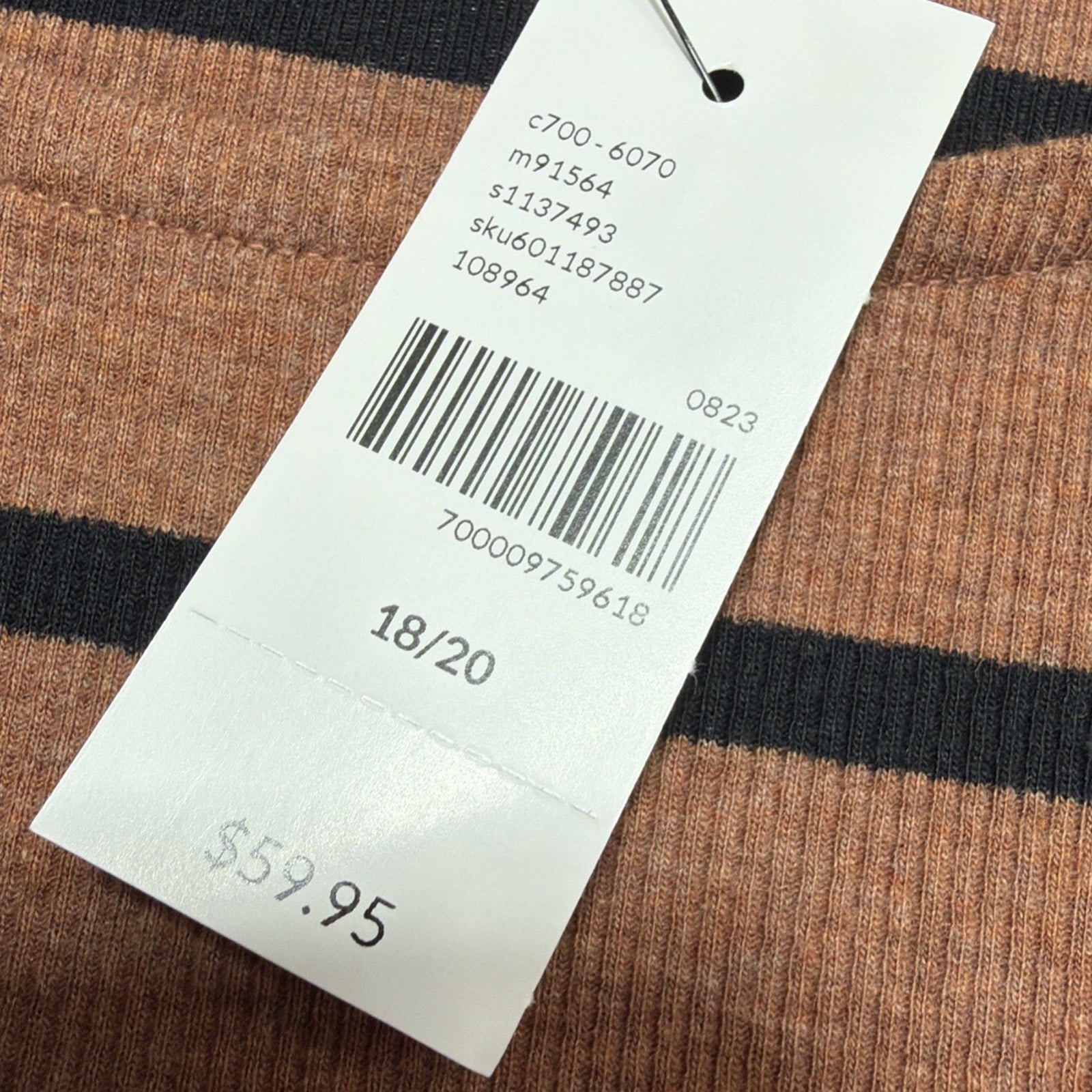 Lane Bryant Classic LS Crew Neck Double Ruffled Ribbed Top New Plus 18/20