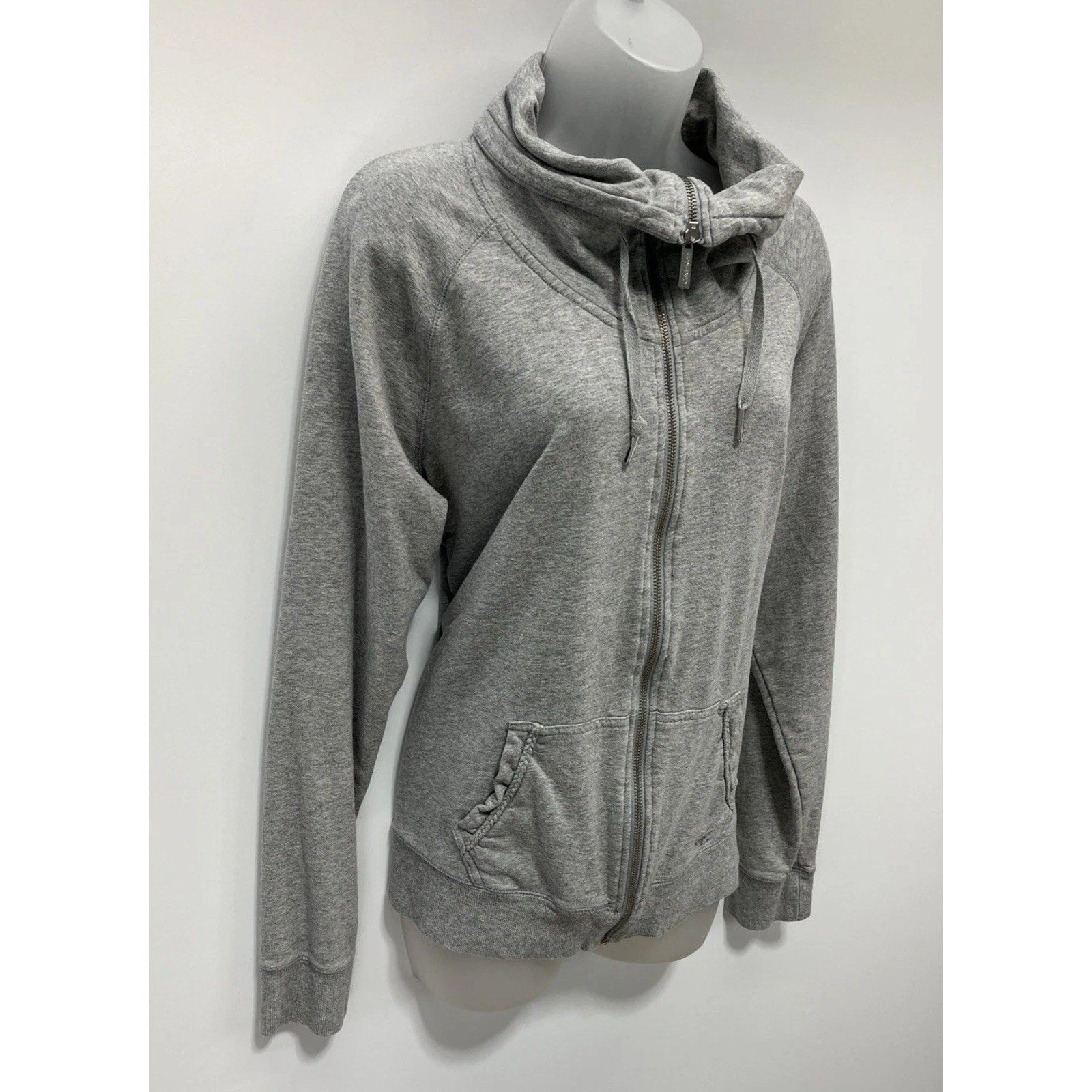 Calvin Klein Performance Mock Neck Full Zip Athletic Jacket Grey Size XXL