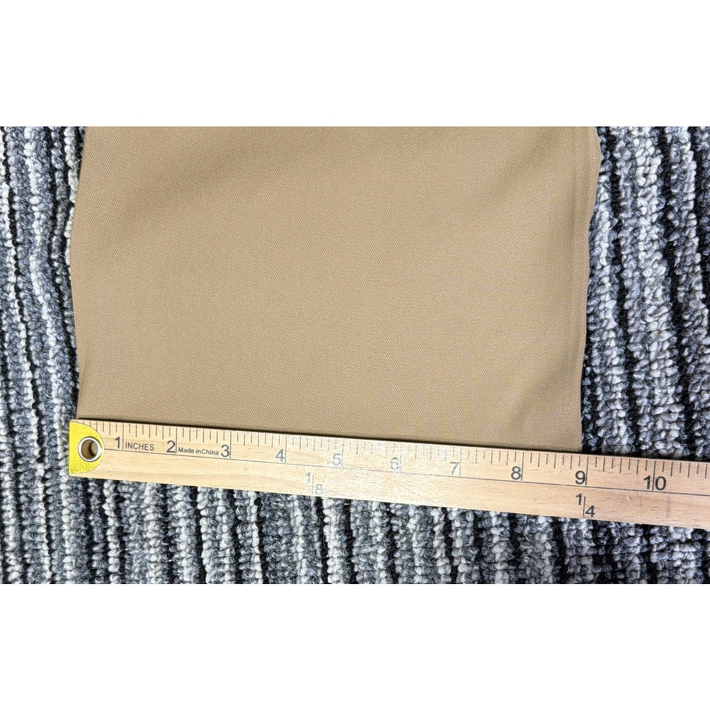 EllaEase Women’s XXS Petite Khaki High Rise Straight Leg Pants Pockets Stretch