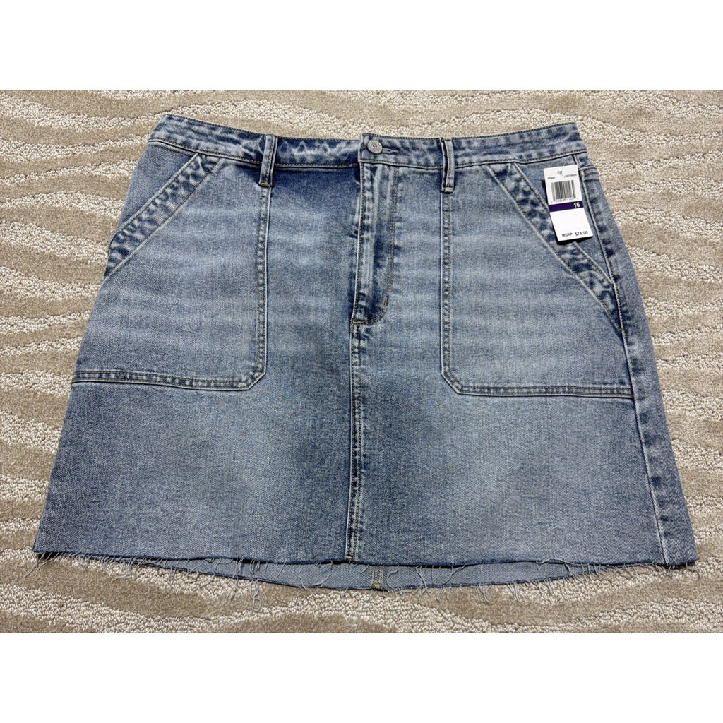 Edited by Remi Bader Women's Utility Mini Skirt Size 16