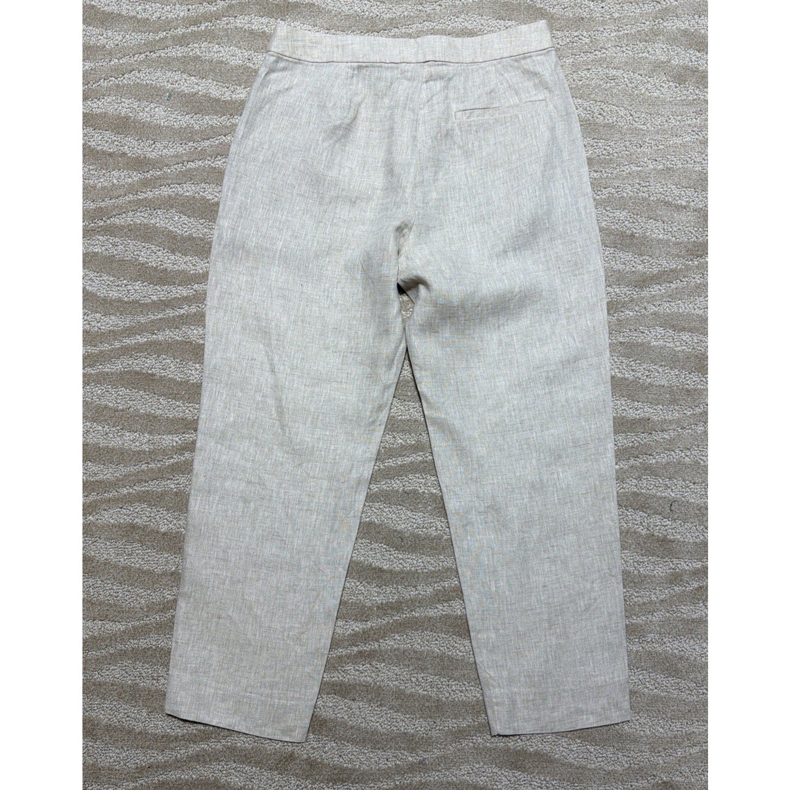 Banana Republic 100%Linen HR Pants Womens 8 Straight Leg Career ,Beach,Casual