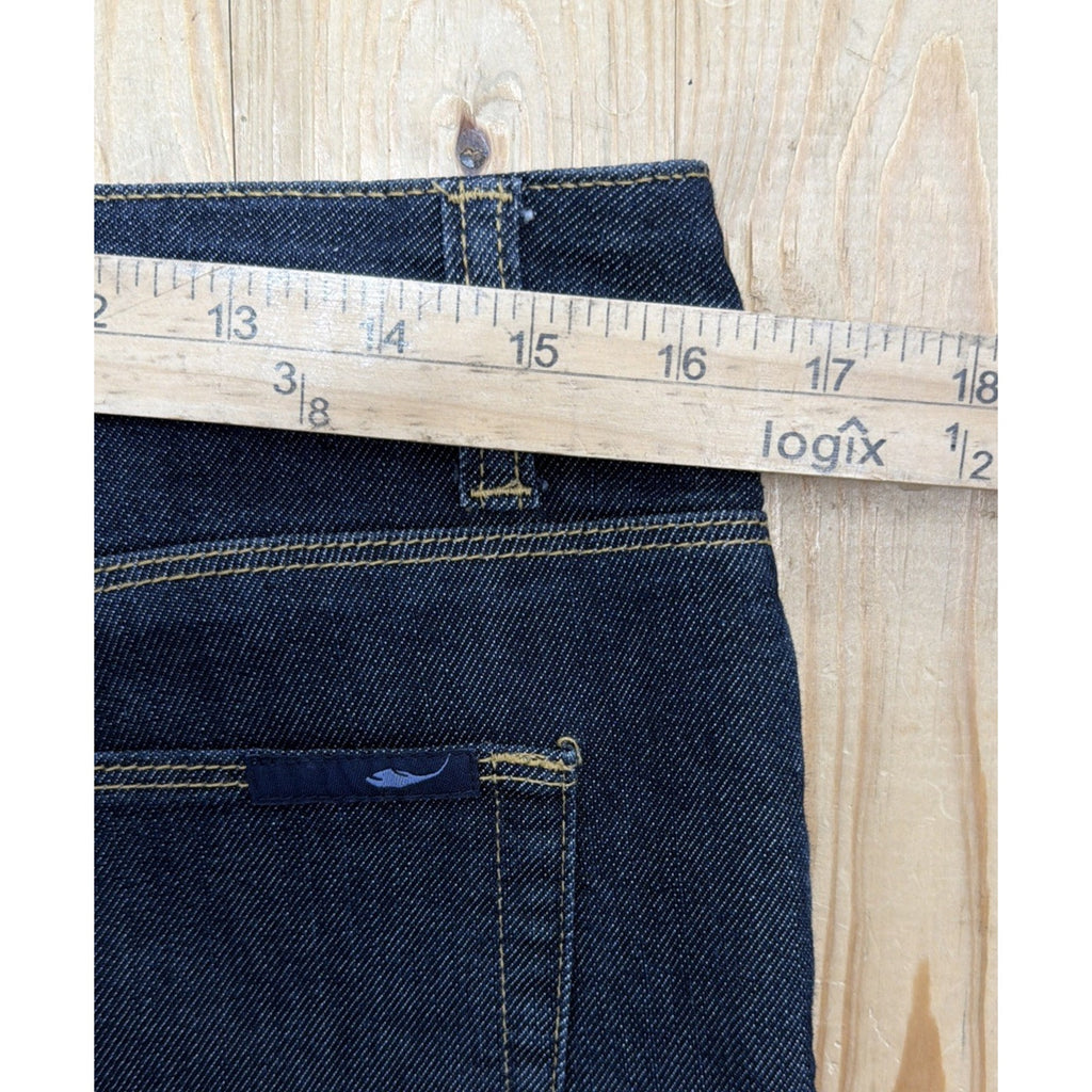 Chadwicks Slim & Straight Fit Dark Blue Jeans Womens 10 Petite