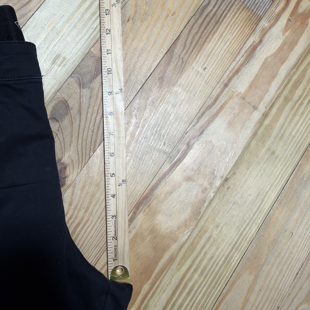 ST. JOHN’S BAY WOMEN’S 16 BLACK STRAIGHT LEG High Rise Comfort Waist PANTS