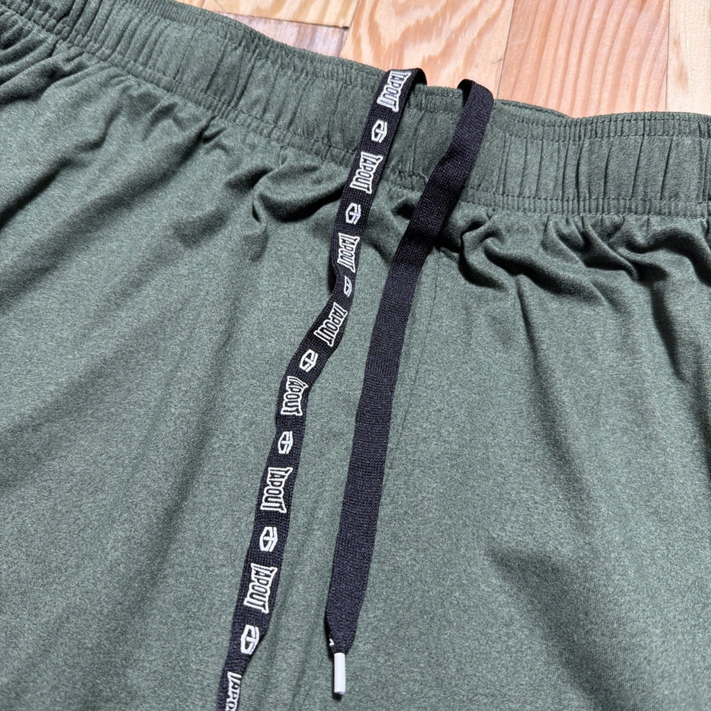 Tapout Men Green Athletic Training Shorts Big 3X Pockets, Drawstring Excellent
