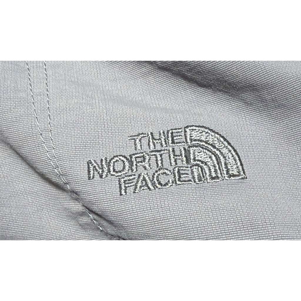 The North Face Hiking Pants Convertible Zip Off Shorts Gray Women's 8 Excellent