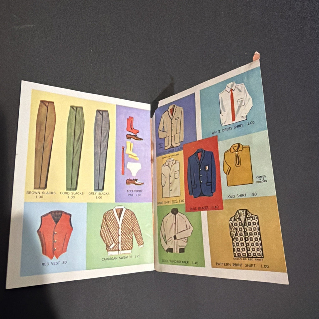 SMALL 1962 FASHION CATALOG FOR BARBIE KEN AND MIDGE MINIATURE MAGAZINE