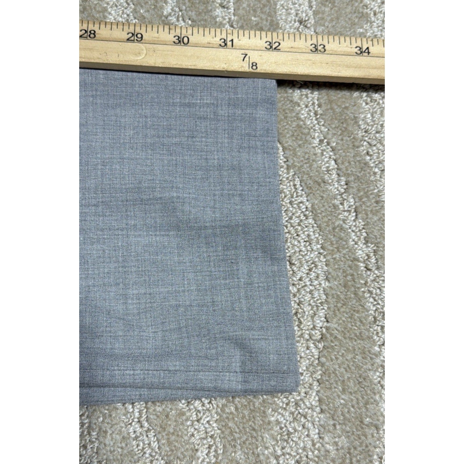 J.M. Haggar 4 Way Stretch Mens Dress Pants 32x32 Light Grey Solid NWOT