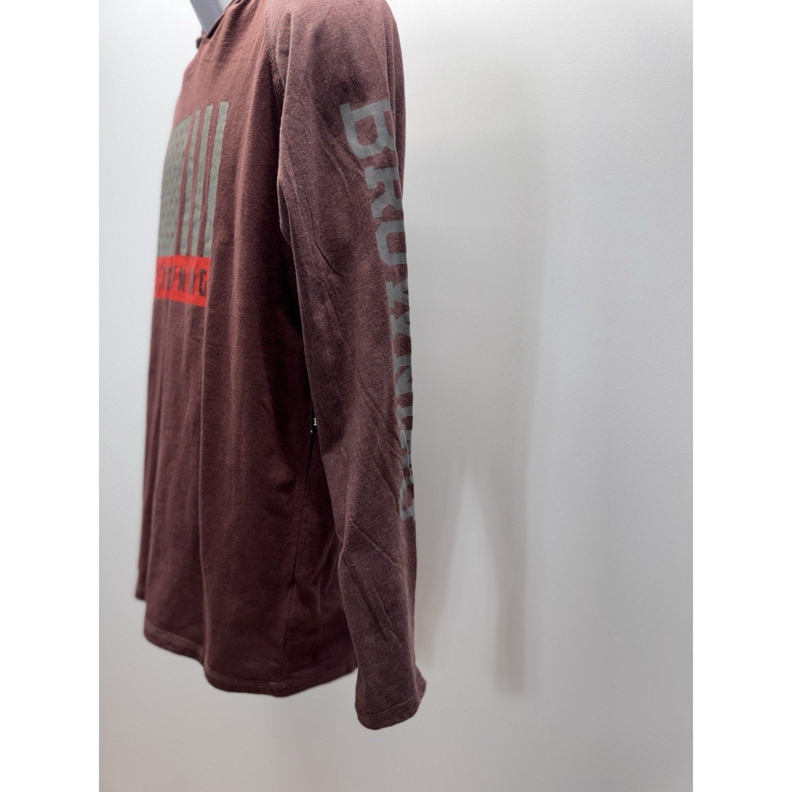 NWT Browning Lucas Hooded Crew Medium Cedar w/ Browning Flag Logo