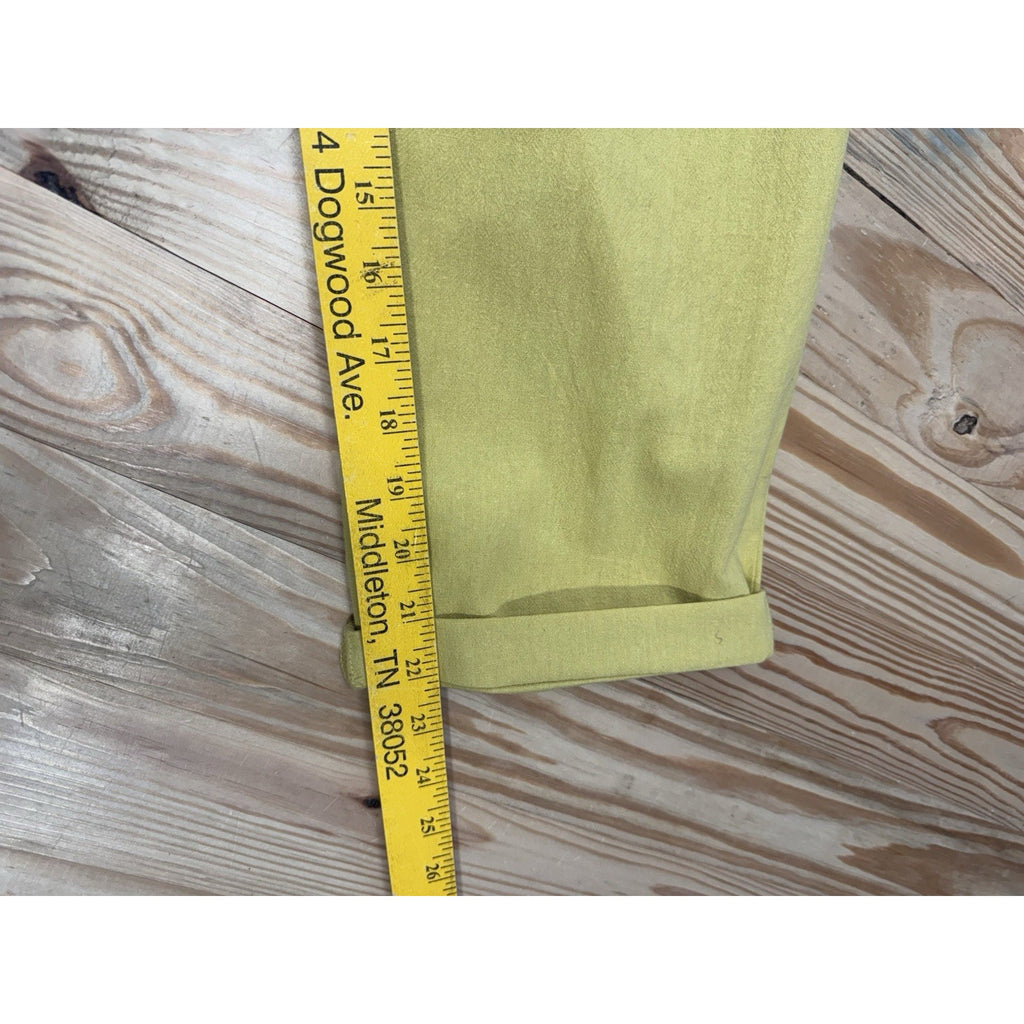 Entro Jumpsuit in Mustard Yellow Empire Waist Braided Belt Women’s Size M NWT