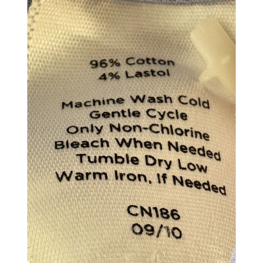 TALBOTS Blue Wrinkle Resistant Stretch Cotton Fabric Button Up Women’s Size 1XP