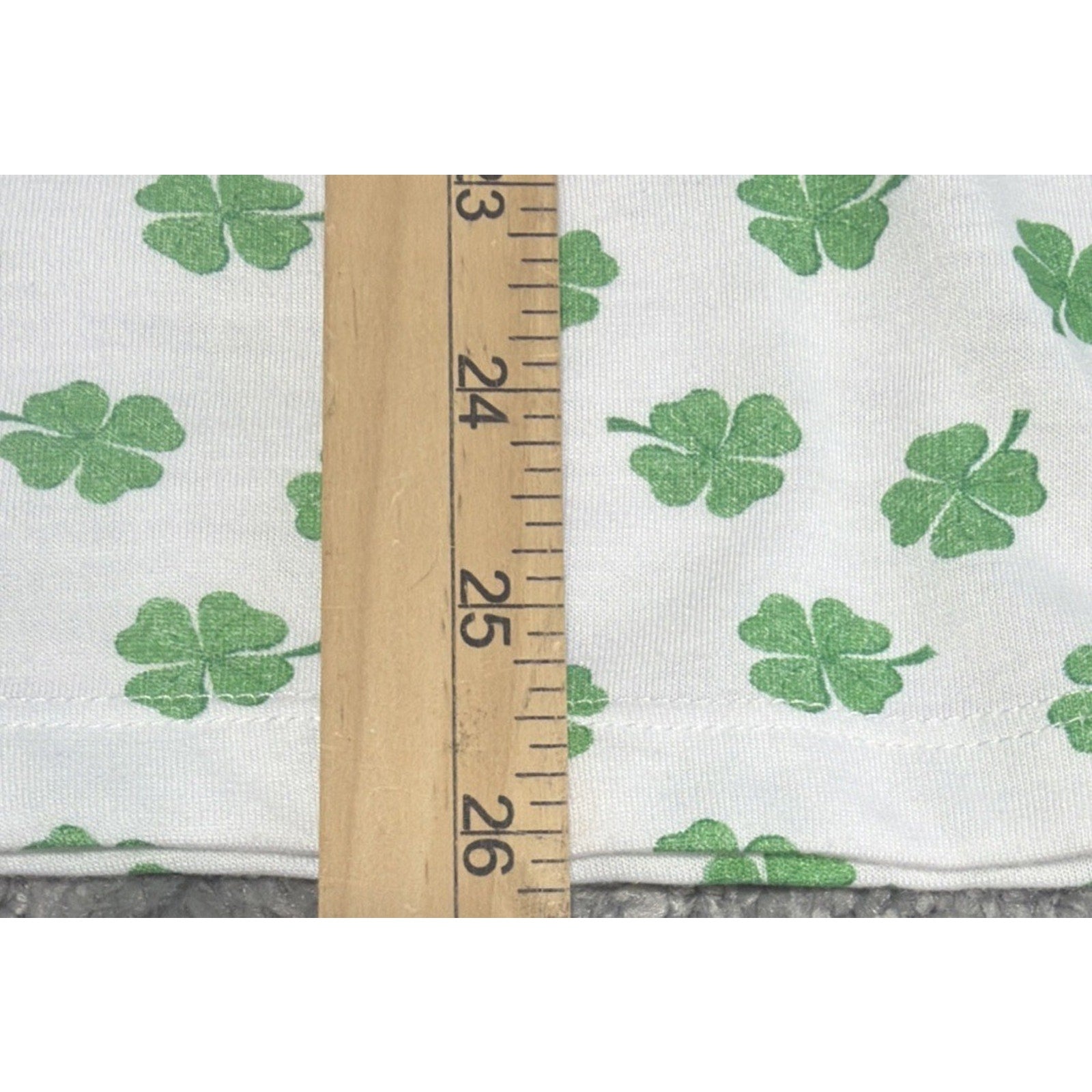 Grayson Threads Women's Lucky Charm Print All Over Green Shamrock Shirt L New