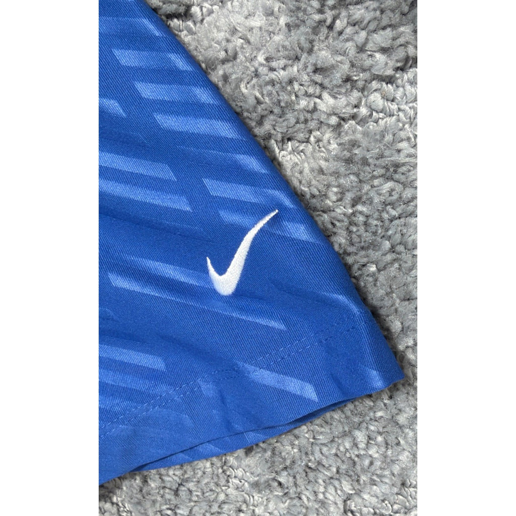 Nike Tour Dri-Fit ADV Textured Golf Polo Shirt Men's L New Blue 632412-407