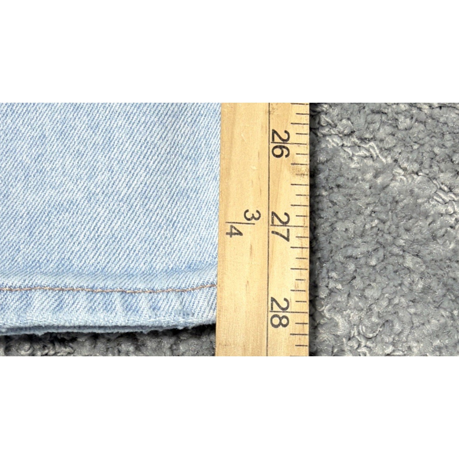 American Eagle Womens Su High Rise Ankle Straight Jeans Sz 4 Distressed Loose