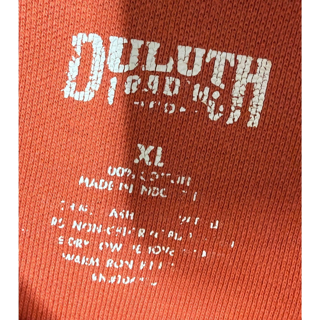 Duluth Trading Co. Polo Shirt Mens XL Orange Short Sleeve Outdoors Pocket Work