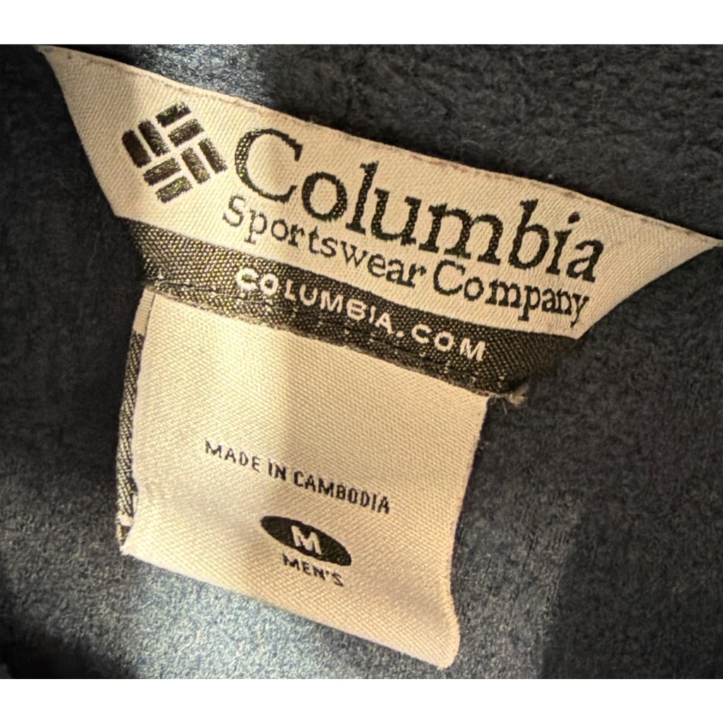 Columbia Steens Mtn 2.0 Mens Full Zip Up Fleece Pullover Jacket Blue Medium
