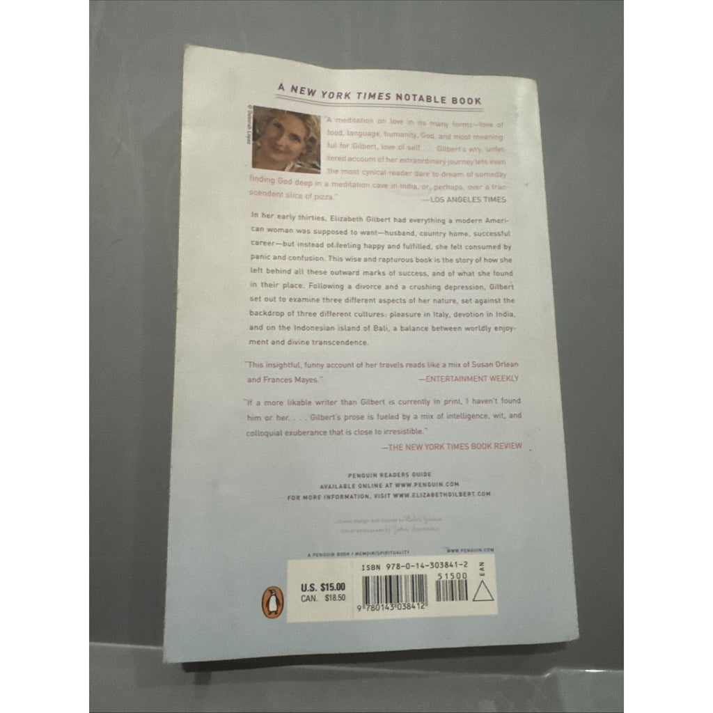 EAT, PRAY, LOVE BY ELIZABETH GILBERT 2006 Very Good