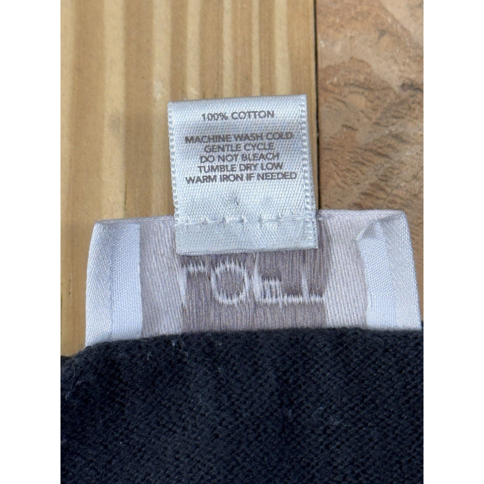 Ann Tayler Loft Women's Sweater, Black and White Striped, Size XL Button Accent