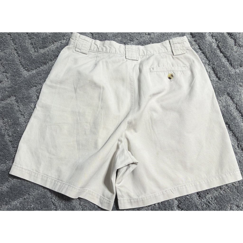 David N Sport High Rise Cargo shorts womens 10 Beige vintage