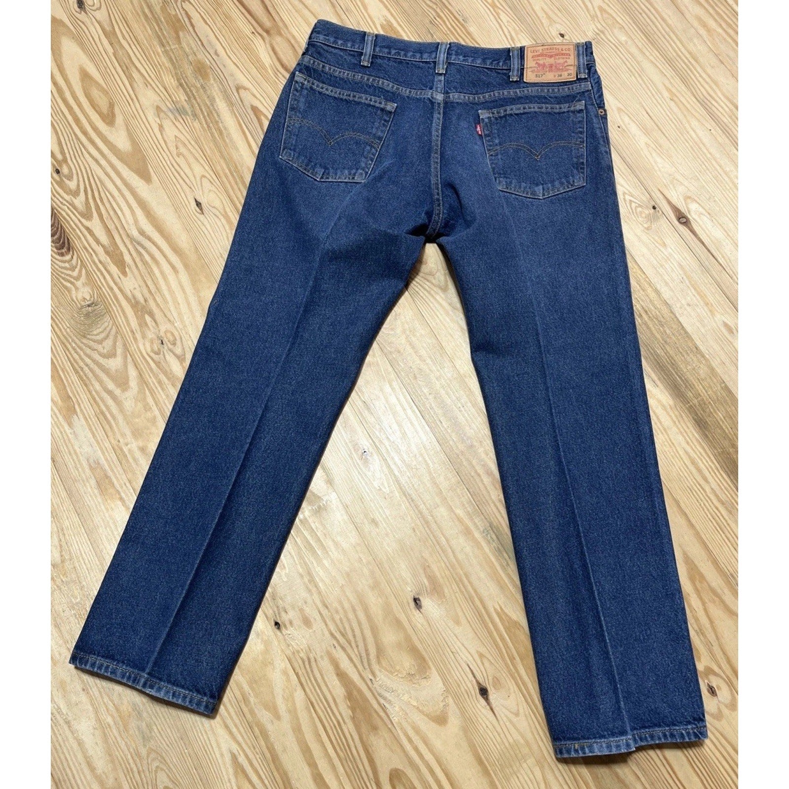 Vintage Levi's 517 Bootcut Jeans Men's Size 36x30 Dark Wash