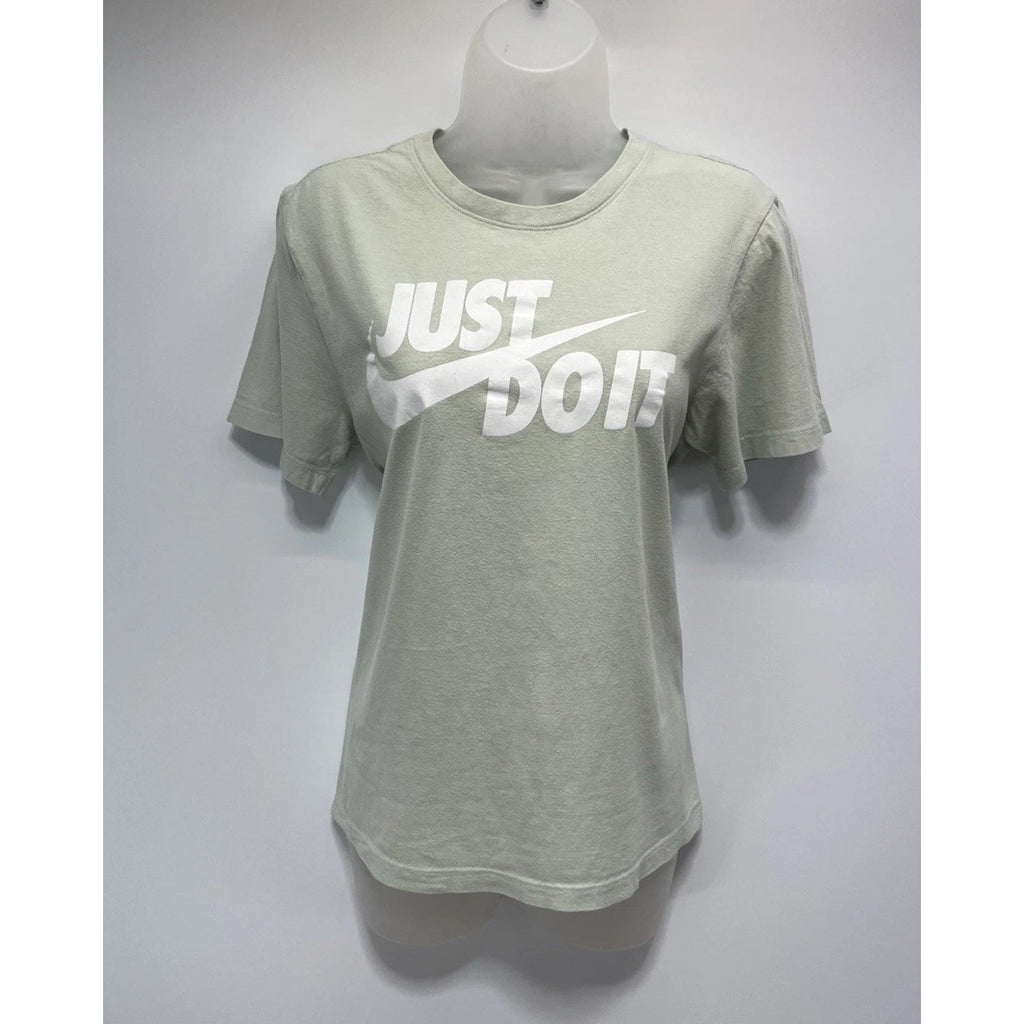 Nike Women's Essential Tee Green Small - Sportswear Top