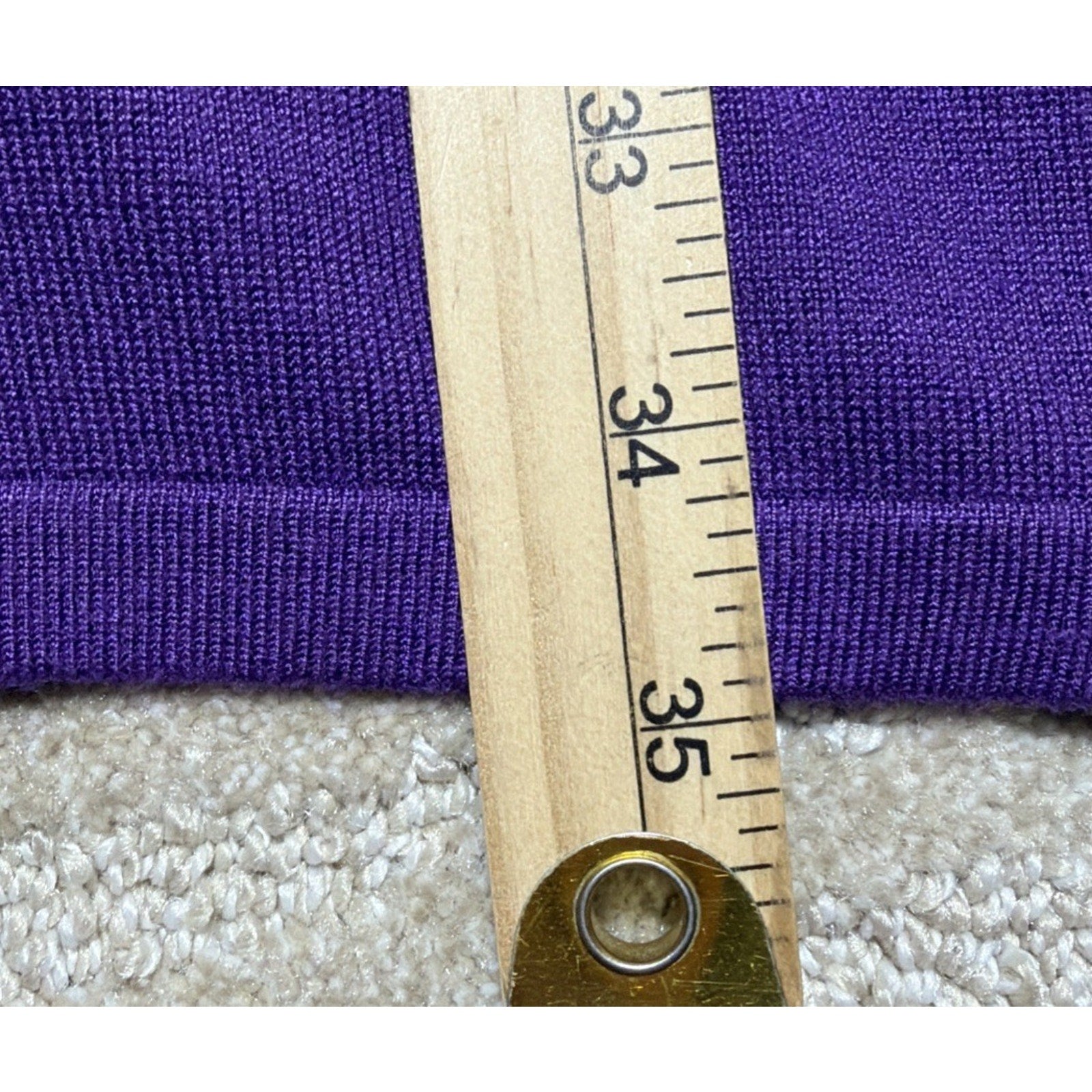 Peppe Peluso Womens S Knit Bodycon Sheath Dress Purple Embellished Shoulder NWT