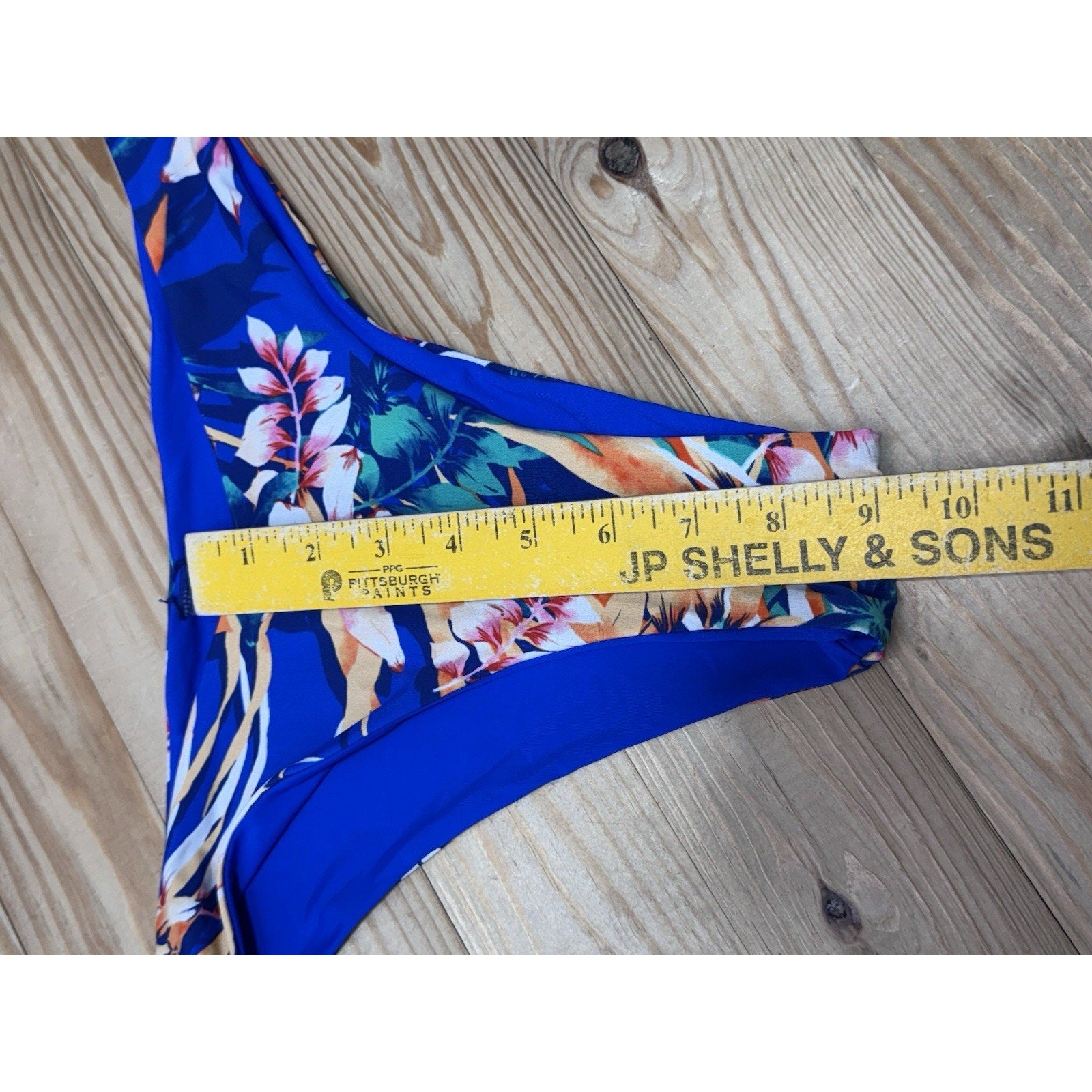 Tinibikini Swimwear Set Bikini Blue Floral 2 piece New With Tags Small