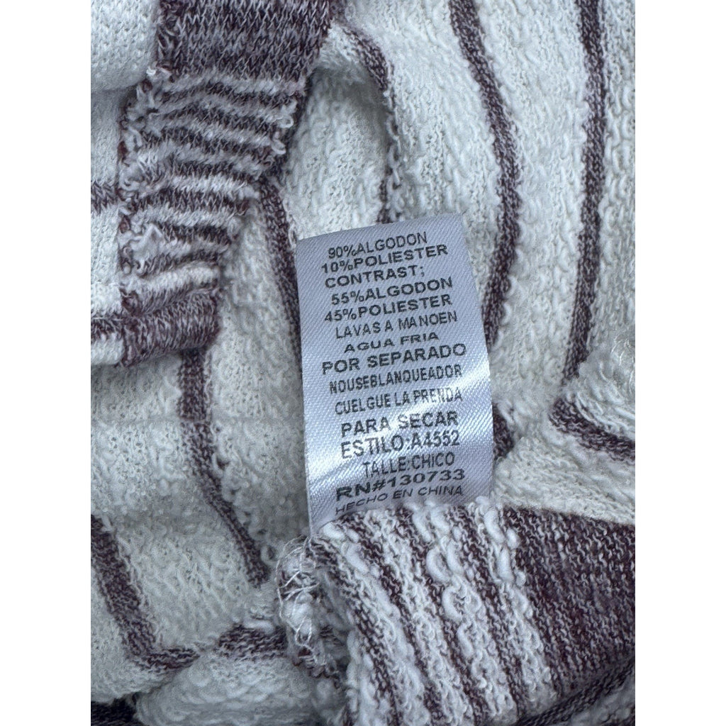 Umgee Long Sleeve Striped Button Top Size Small Oversized Sweater