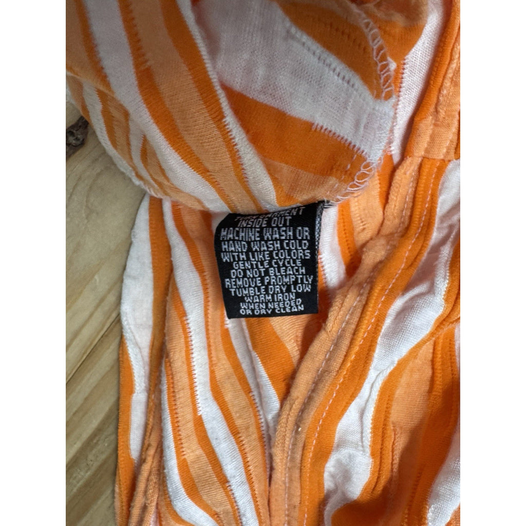 Sharagano Womens White & Pink Rayon Round Neck Short Sleeve Knee Length Dress 8P