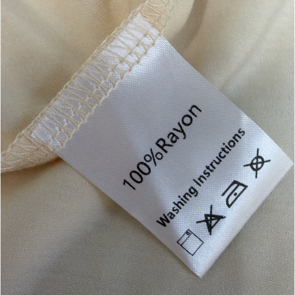 Newchoice Open Front Lightweight Long Sleeve Cardigan Duster Yellow Size L NWT