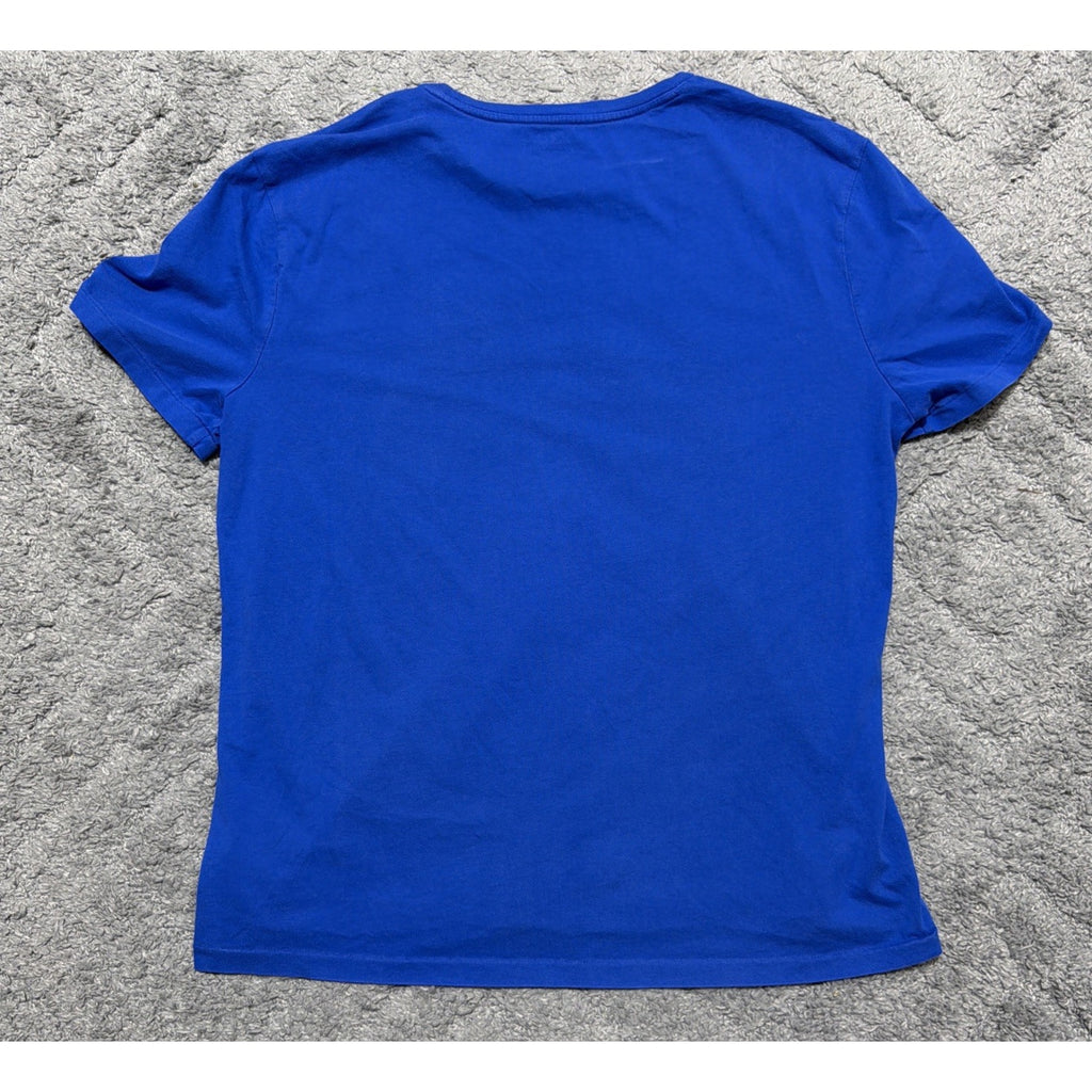 Polo Ralph Lauren Custom Fit Shirt Mens Large Short Sleeve Blue L