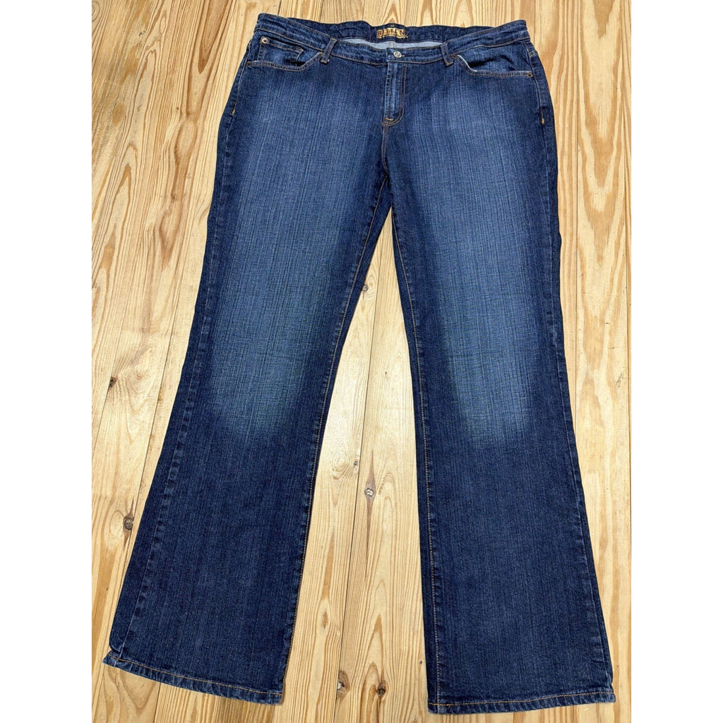 Bitten by Sarah Jessica Parker Sz 18R Premium Denim Bootcut Jeans Stretch 38x32