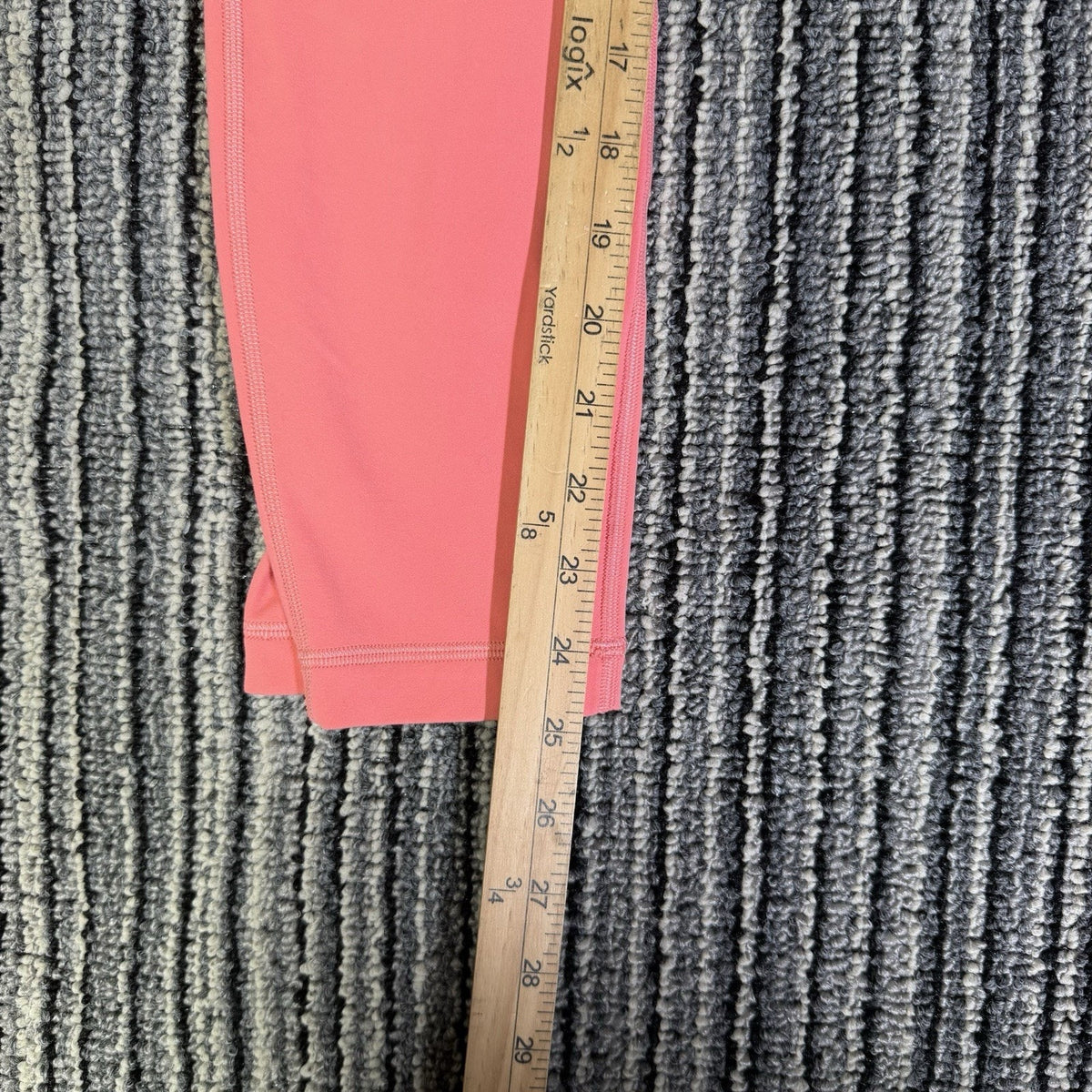 lululemon Women’s Size 4 High Rise Leggings Coral Pink 25” Inseam