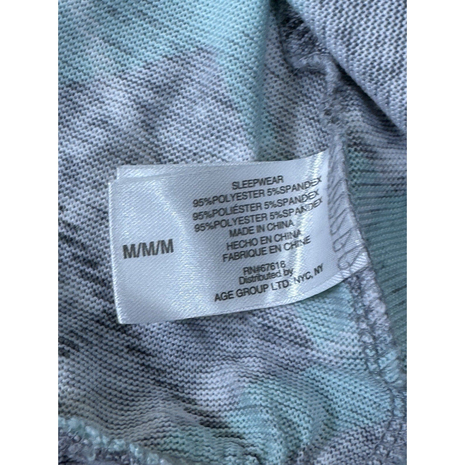 PJ Couture Woman's Extra Soft Gray Green Plaid Sleeveless Top Medium