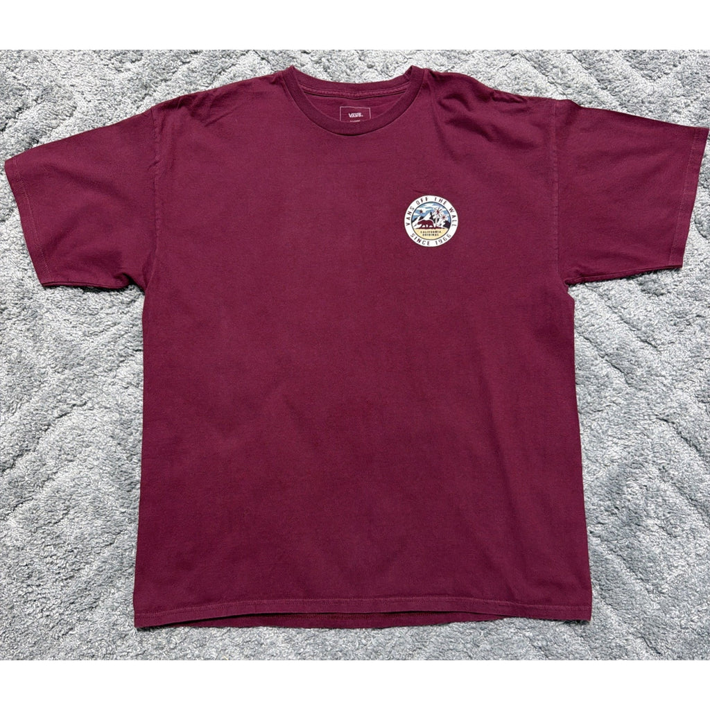 VANS California Orig Off The Wall Short Sleeve T-Shirt XL Skate Skateboarding
