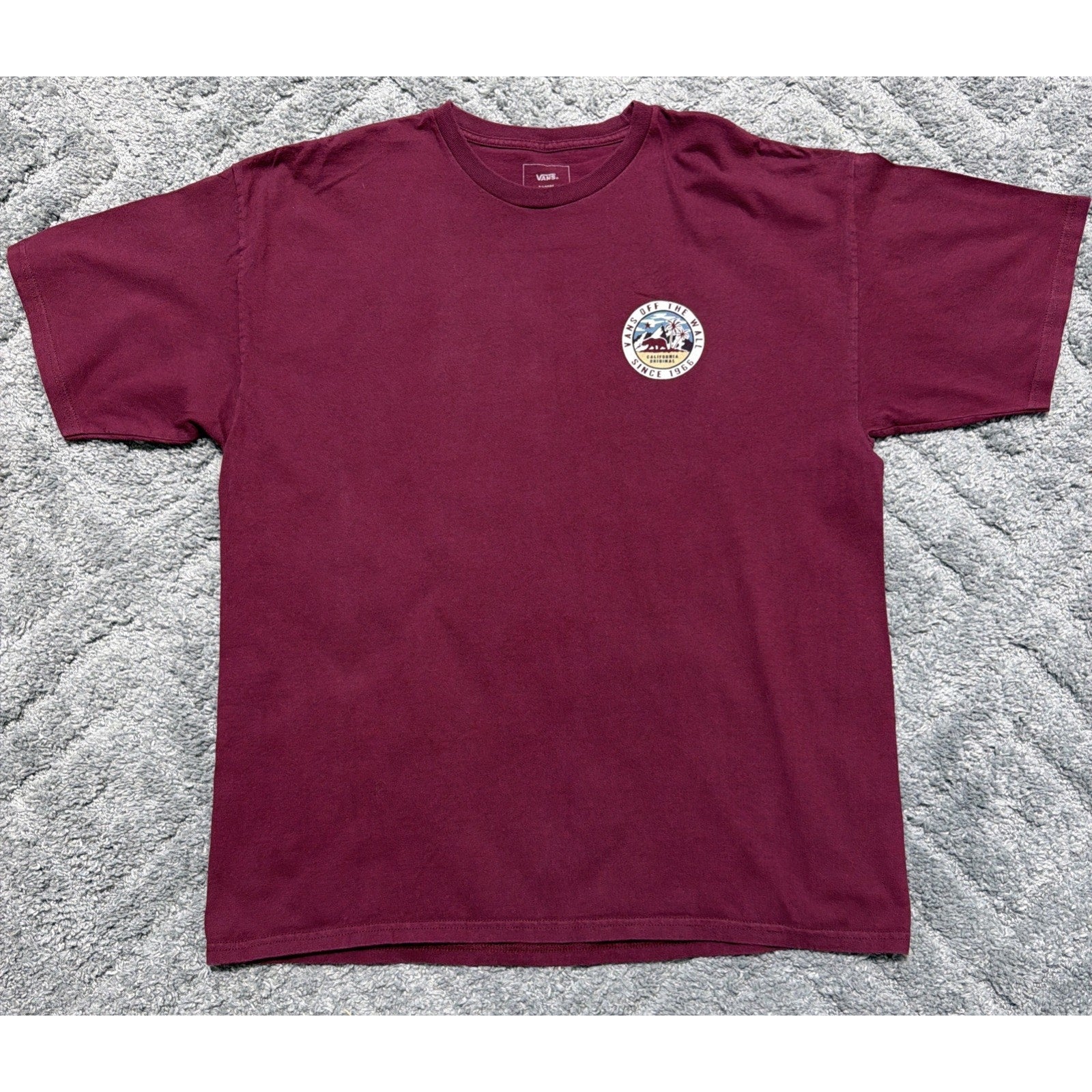 VANS California Orig Off The Wall Short Sleeve T-Shirt XL Skate Skateboarding