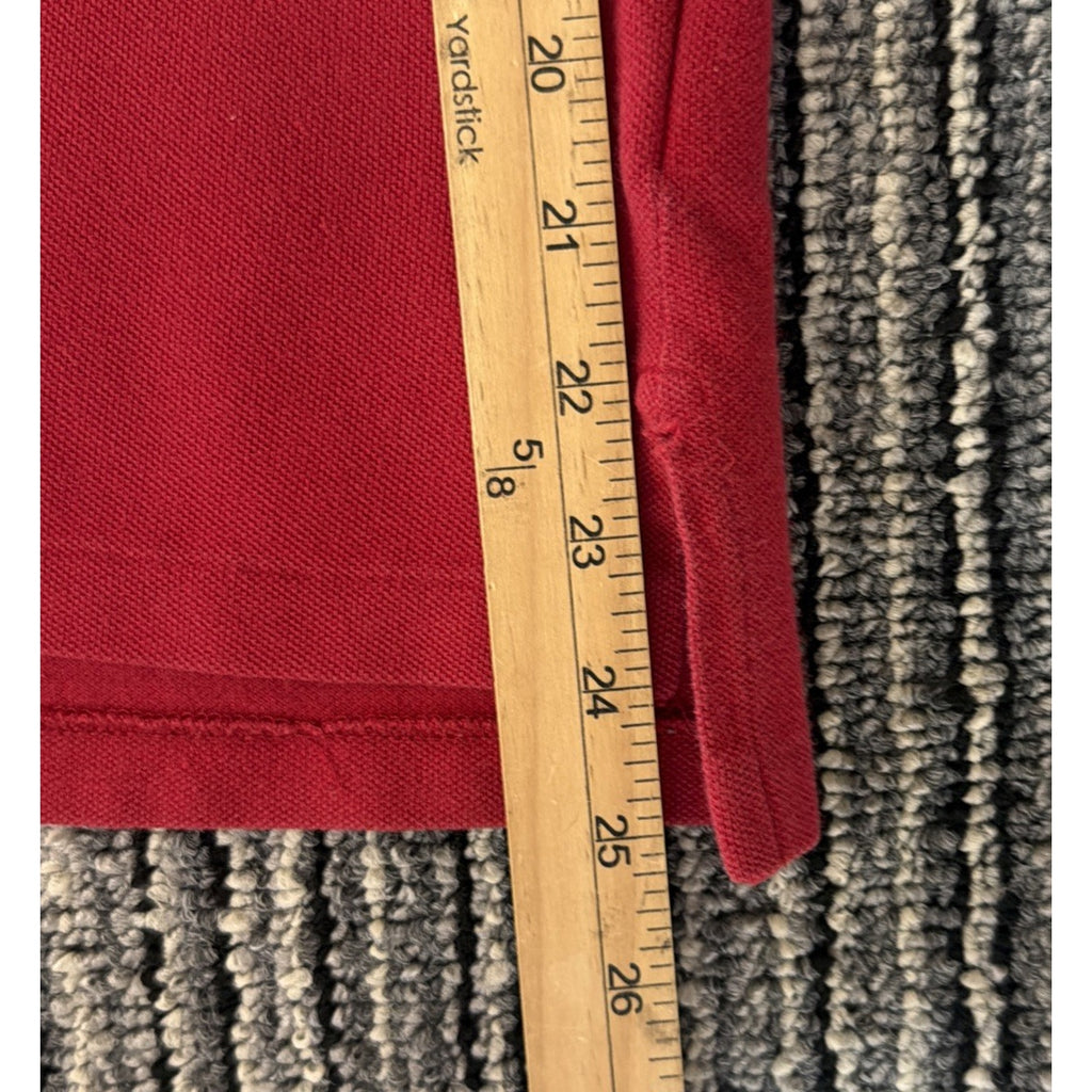 Polo Ralph Lauren Shirt Boys L Red Bear Christmas Tree Long Sleeve Pique Polo