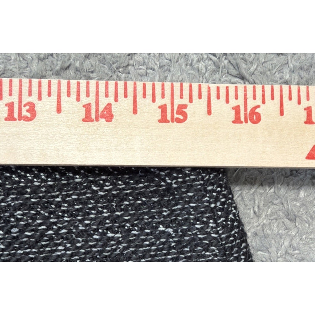 Loft Womens 8 Skirt Black A Line Knit Lined Zip Closure Cotton Blend Career