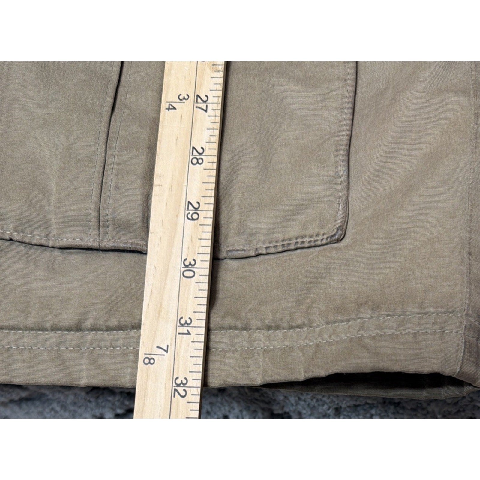 VTG Woolrich Barn Chore Coat Jacket Brown Dark Wheat Blanket Wool Lining SZ L