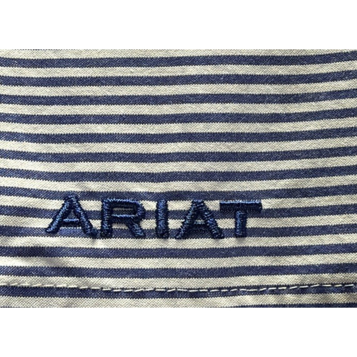 Ariat PRO Disinfecting Services Men's L Dayne Striped Long Sleeve Shirt NWOT