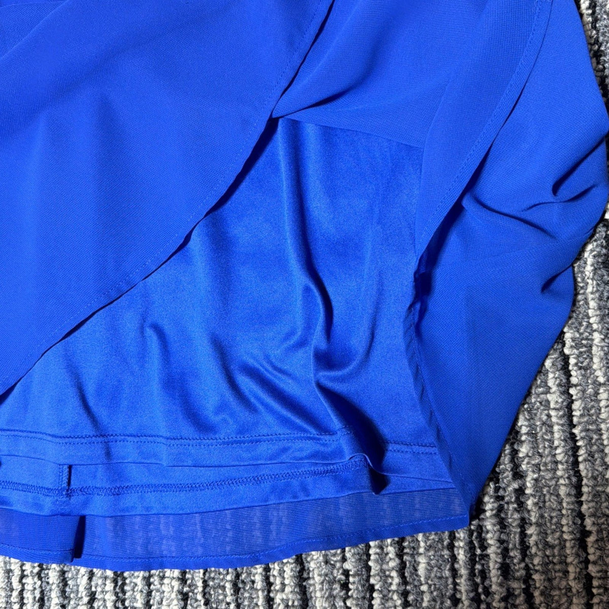 Express summer royal blue Lined Mini Baby Doll dress Size Small