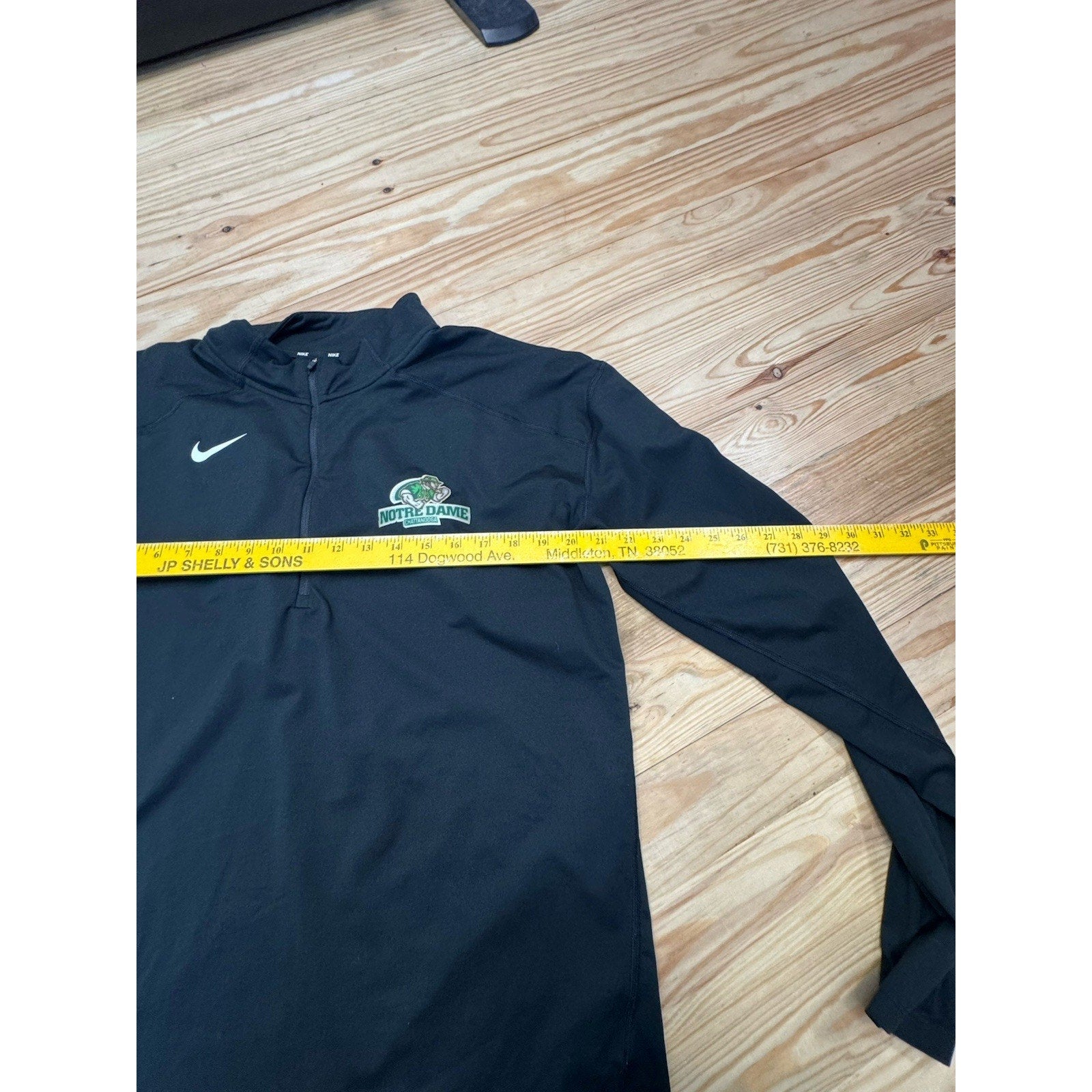 Nike Notre Dame College Quarter 1/4 Zip Dri-Fit Men’s Size Large