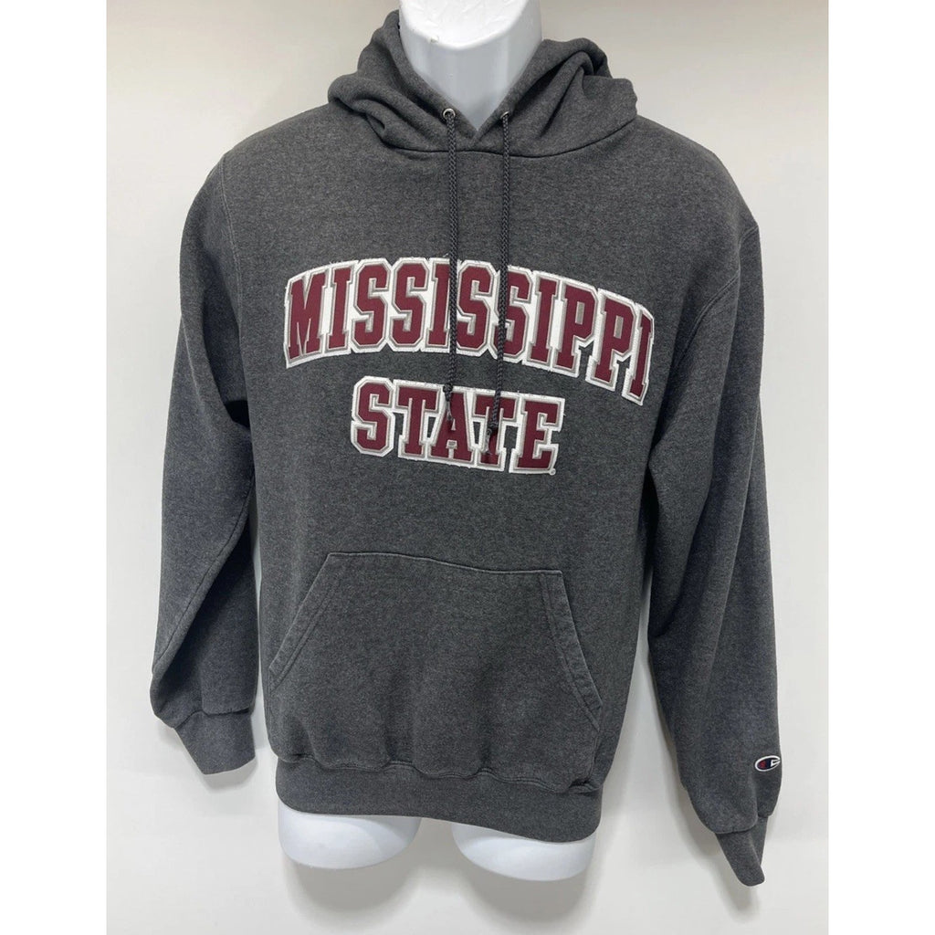 Champion Hoodie Mississippi State Bulldogs Small Gray / Maroon